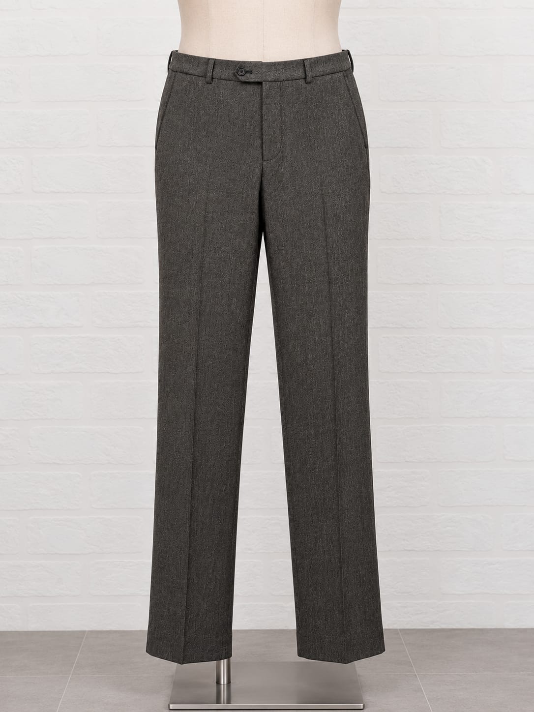 Men's Trousers Jack Reid at BHS Grey Smart Flat Front Regular Fit Labelled 32R Approx. W32 L30 Very Good