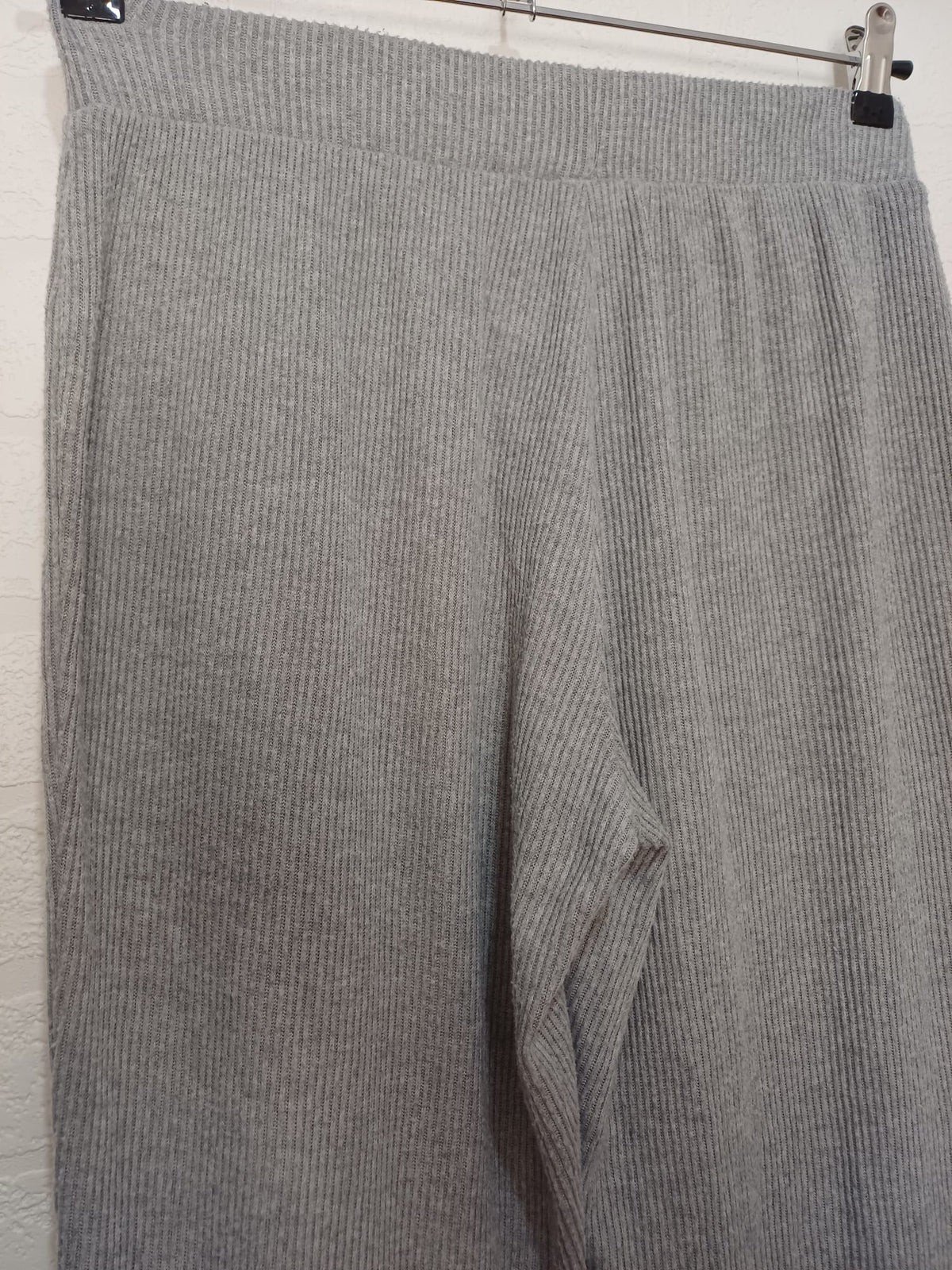 Women's Joggers Primark Grey Ribbed Cuffed Size 12-14 Very Good Condition