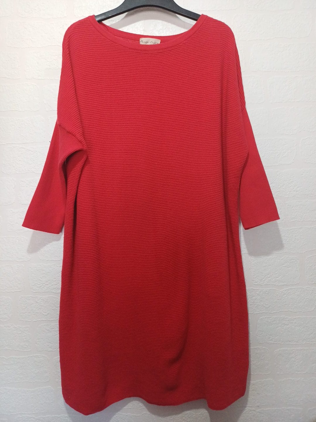 Women's Blouse Papaya Weekend Navy, Brown, Cream & Mustard Check Wrap Front Size L Very Good Condition