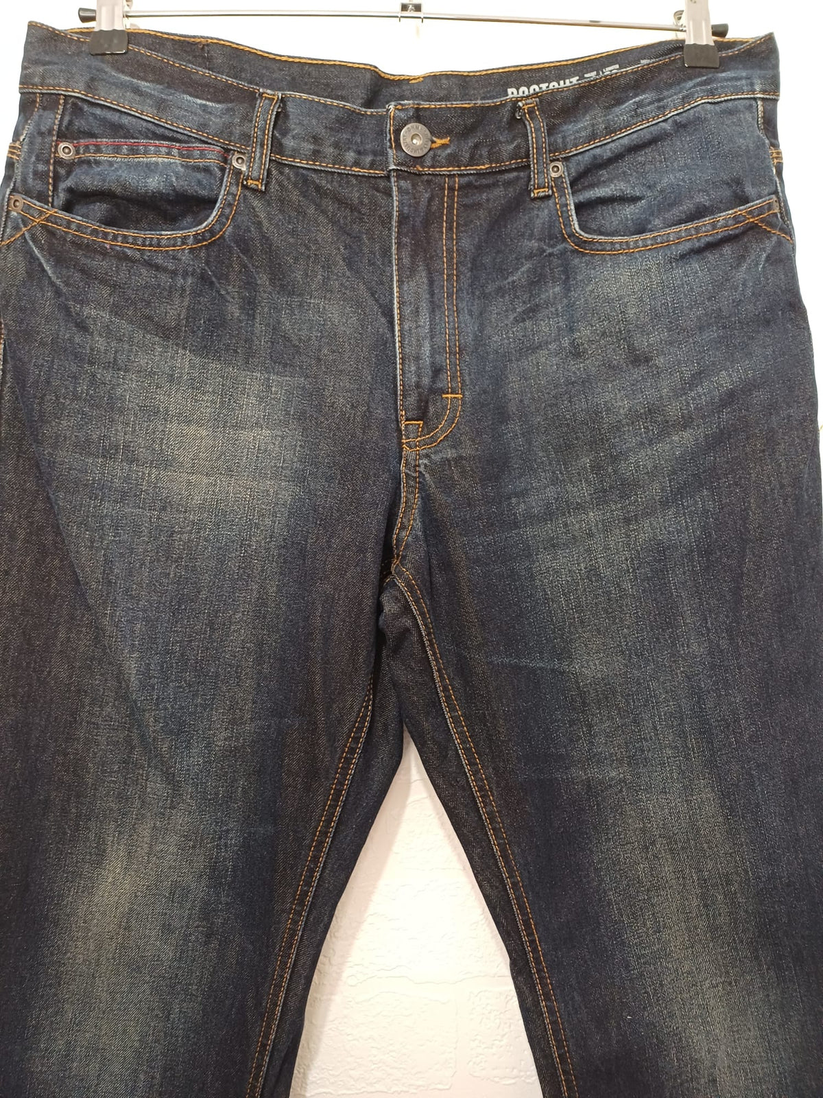 Bootcut Jeans F&F Dark Wash Denim Approx. W37 L30 Very Good