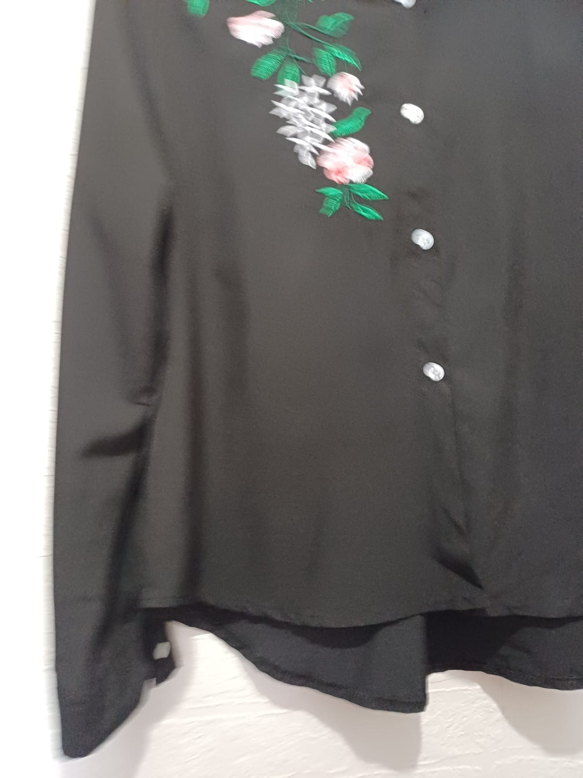 Women's Plus Size Top Unbranded Black White Geometric Print Crew Neck Approx. UK 16–18 Very Good