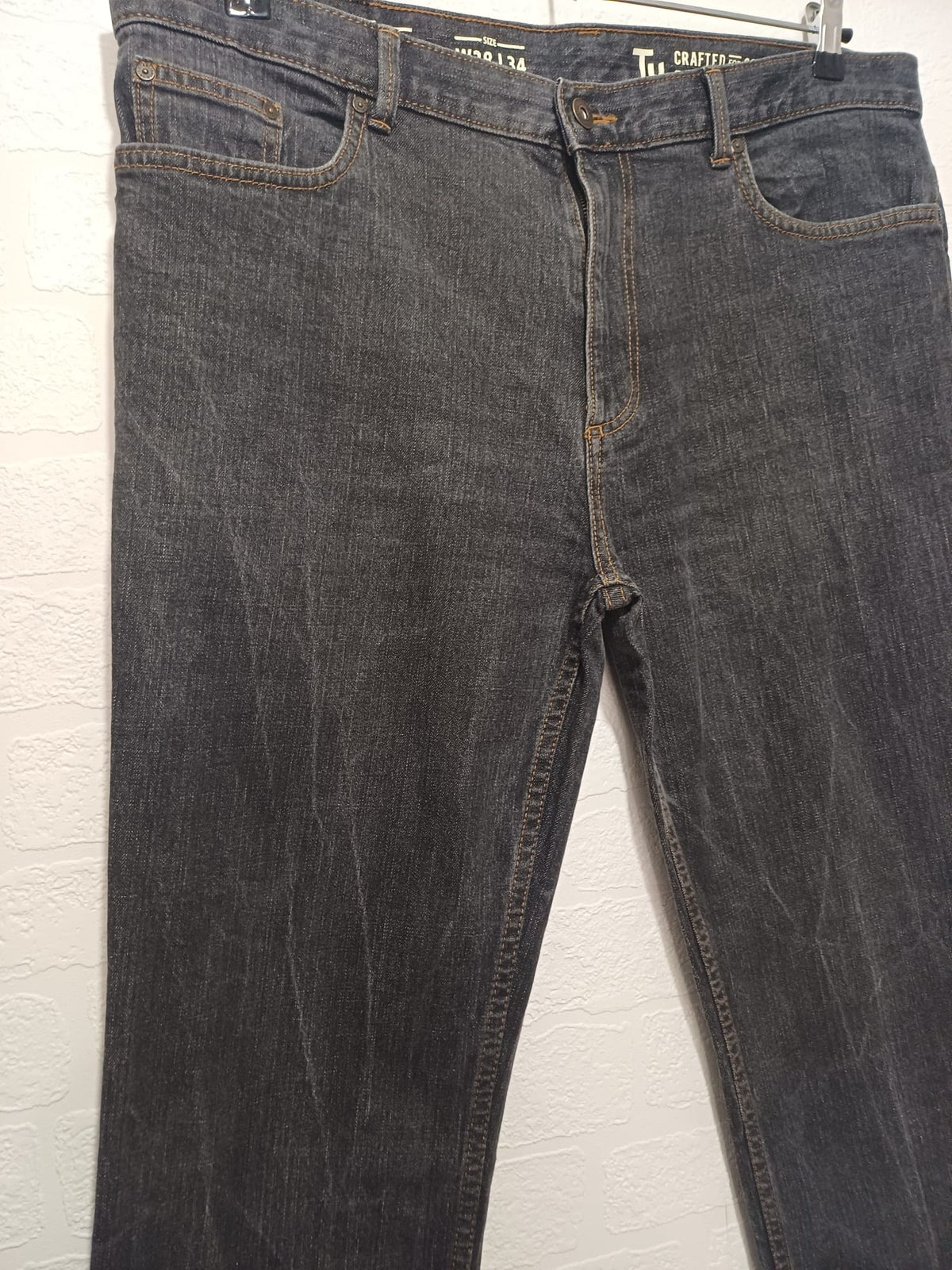 Men's Jeans TU Dark Wash Slim Fit W38 L34 Very Good Condition