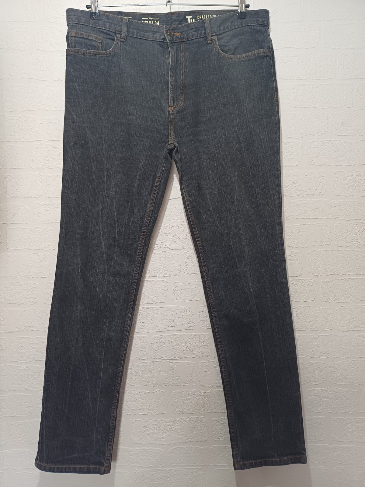 Men's Jeans TU Dark Wash Slim Fit W38 L34 Very Good Condition