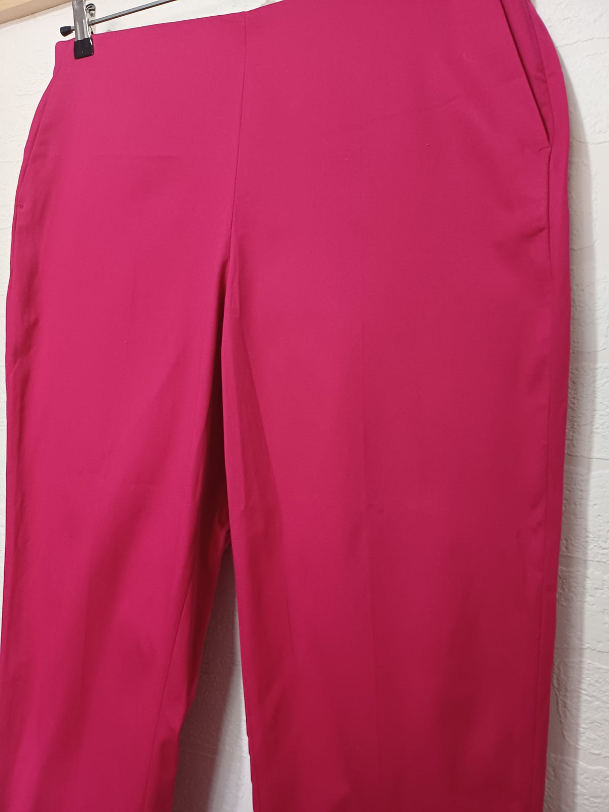 Women's Trousers Gerry Weber Collection Pink Magenta Stretch Smart Chinos Size UK 16 EU 42 Excellent Condition