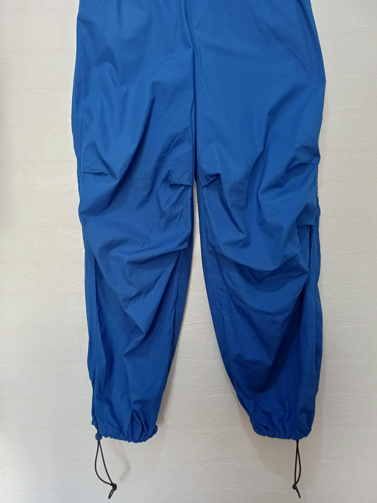 Women's Trousers H&M Divided Blue Parachute Utility Size XXS Very Good Condition