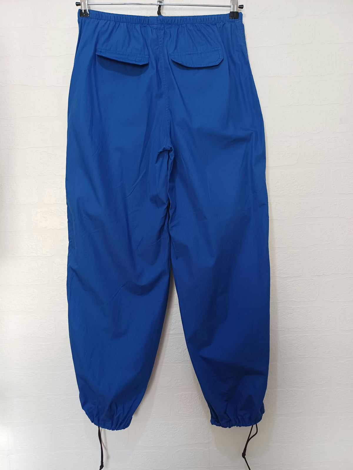 Women's Trousers H&M Divided Blue Parachute Utility Size XXS Very Good Condition