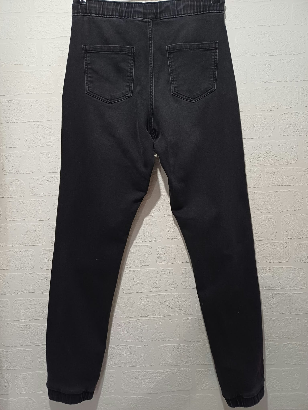 Girls' Trousers George Black Denim Utility Joggers Age 15–16 Very Good Condition