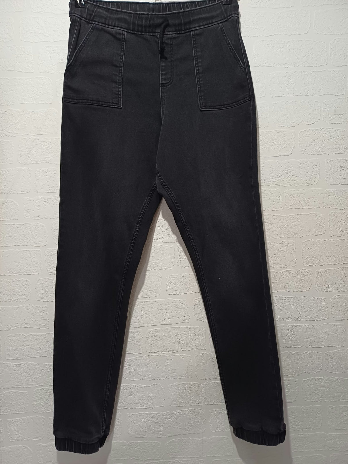 Girls' Trousers George Black Denim Utility Joggers Age 15–16 Very Good Condition