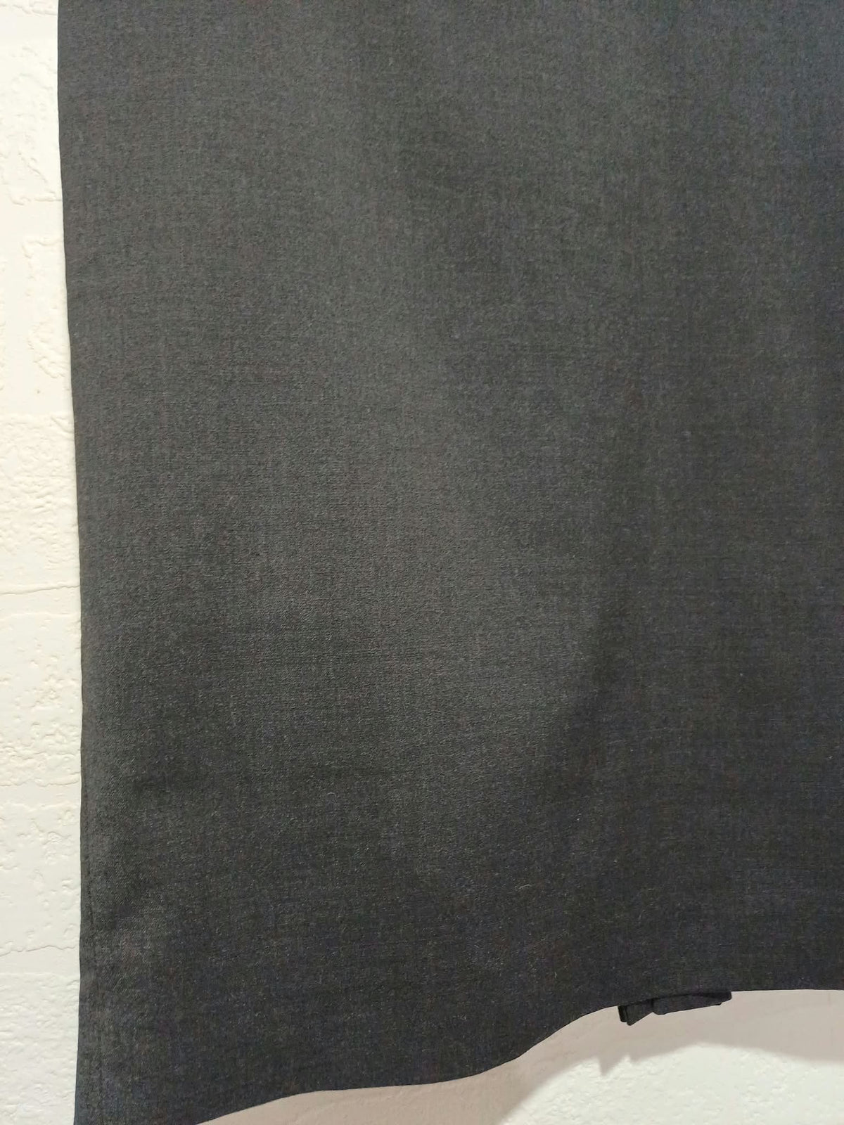 Women's Skirt Brook Taverner Charcoal Grey Wool Blend Tailored Pencil Size 12R Very Good Condition