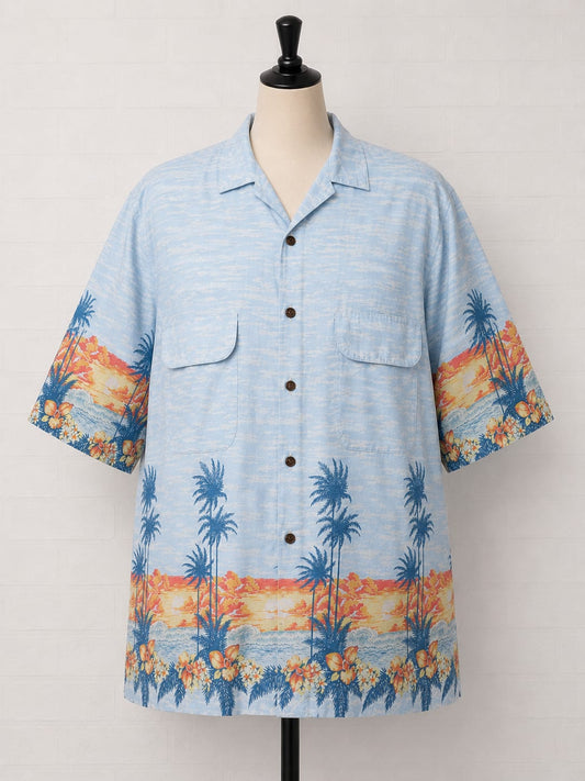 Tamare Aloha Clothing Hawaiian Shirt XXL 25" PTP - Very Good Condition