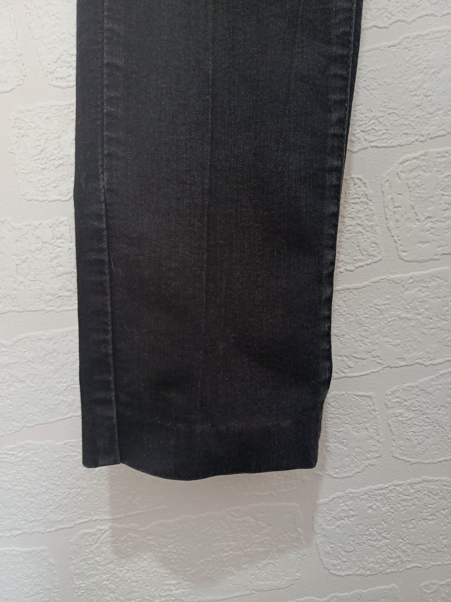 Women's Skinny Jeans Jasper Conran Black Stretch Denim Size UK 8 / W28 L27 - Very Good Condition