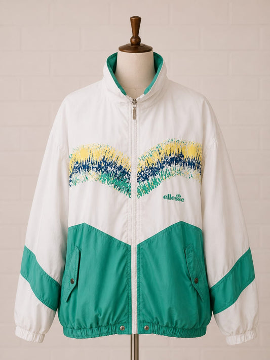 Ellesse Retro Windbreaker Jacket – Men's XL