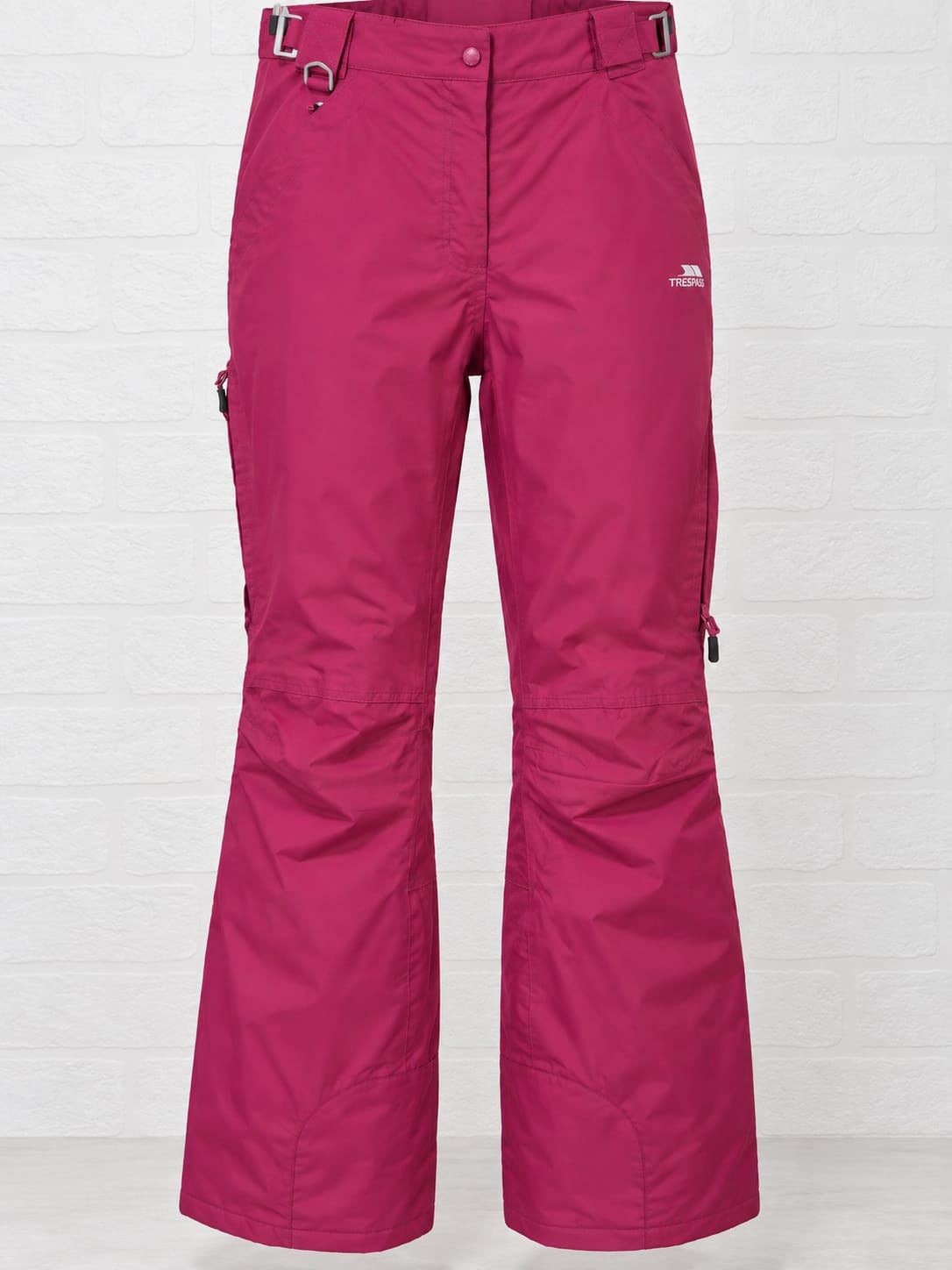Women's Trousers Trespass Pink Insulated Ski Walking Hiking Large Approx. 35" Waist - Very Good Condition