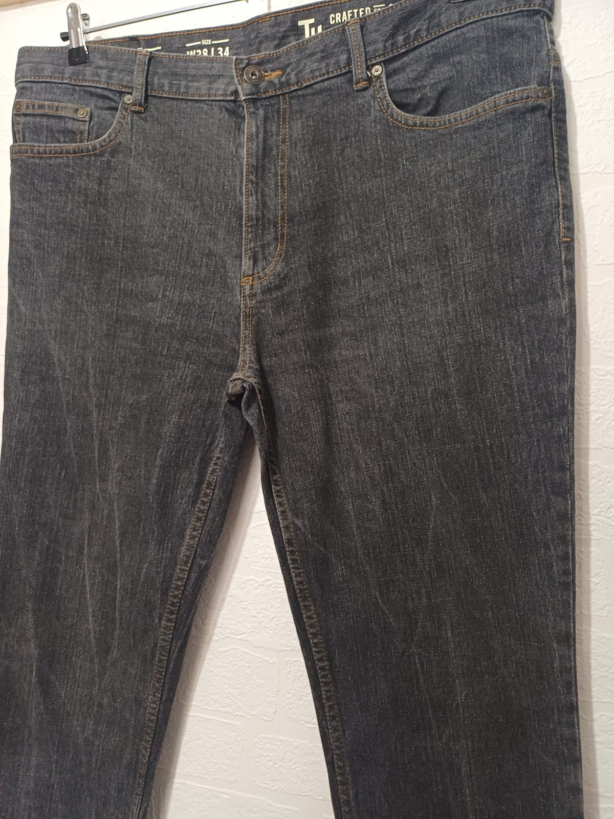 Men's Jeans TU Dark Wash Slim Fit W38 L34 Very Good Condition