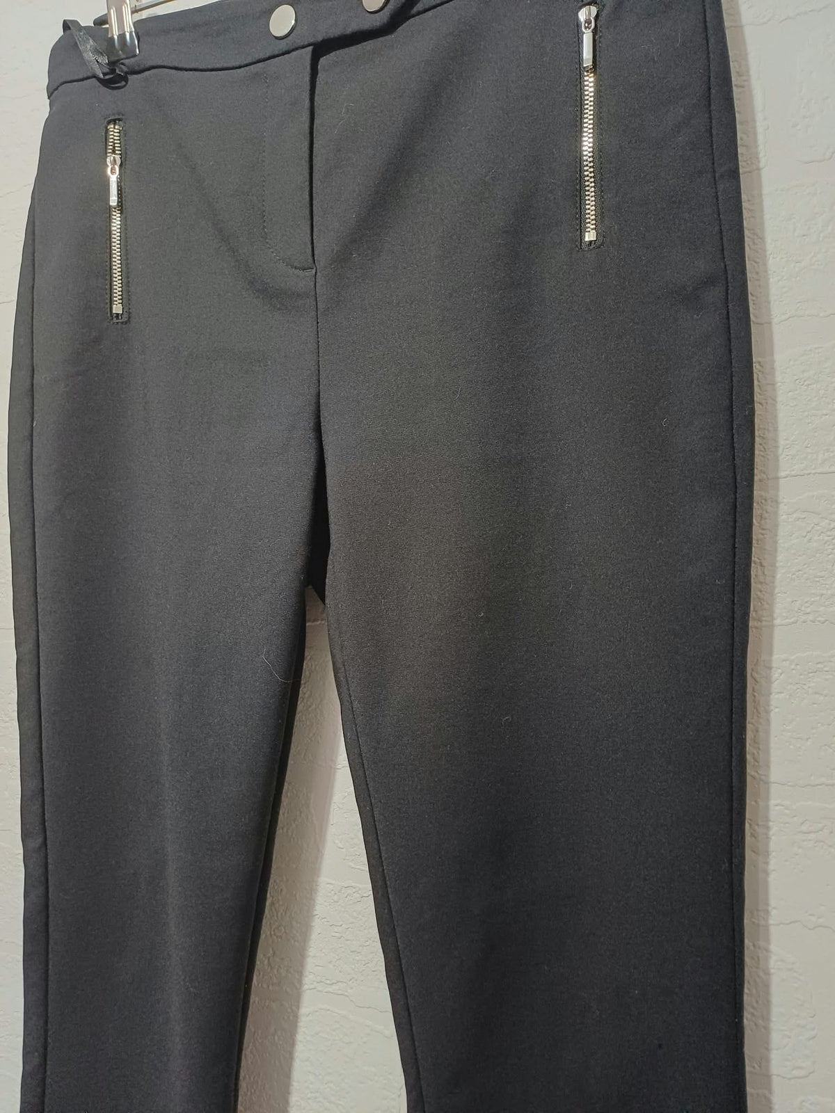 Women's Trousers Next Tailoring Black Faux Pocket Tailored Size 10R Very Good Condition